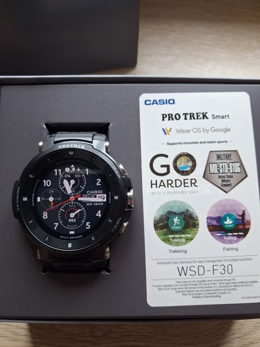 Casio pro trek wsd - casio, black