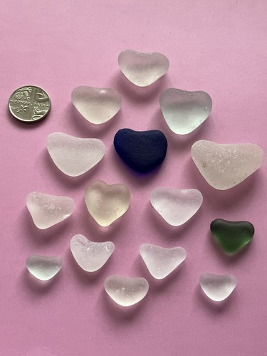 Genuine seaham sea glass - glass,