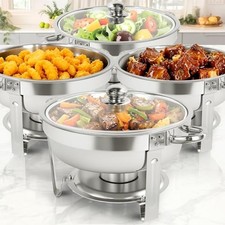 6Qt Chafing Dish Buffet Set 4