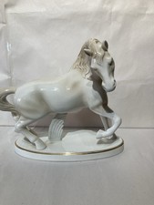 Fairly Good Size Horse Ceramic Type Horse Sculpture Good Condition Weight 1.4kg