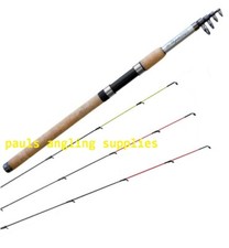Team Specialist Tele Telescopic Travel 10 ft  Feeder Fishing Rod 3 Tips