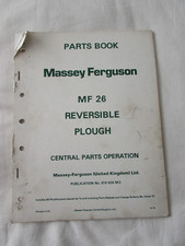 @ Massey Ferguson MF 26 Reversible Plough Parts Book 6/75 @