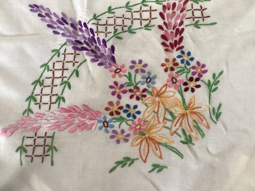 Vintage hand embroidered - vintage,