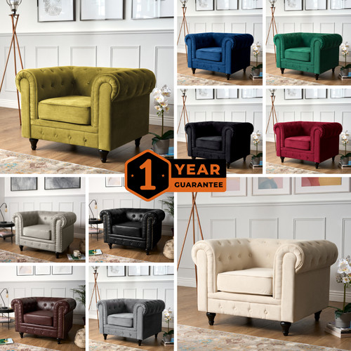 Chesterfield seater armchair - seater,