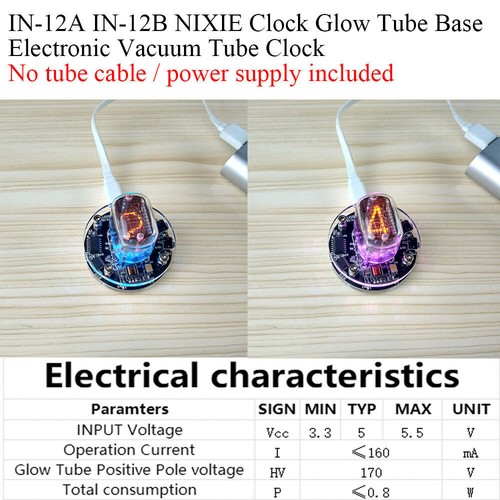 Assembled in12a 12b nixie - in12a,