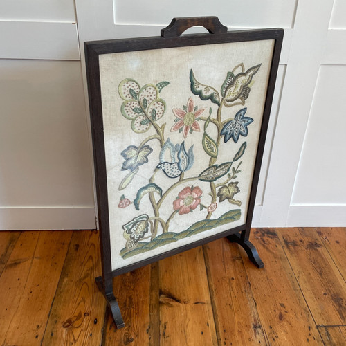 Embroidered fire screen guard - fire,