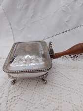 Antique Edwardian Silver Plated Footed Silent Butler Crumb Tray PH Vogel
