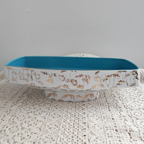 Vintage old foley - footed, bowl
