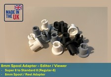 8mm Spool Reel Adapter - For Viewer Editor - Super 8 to Standard 8 (Regular-8)