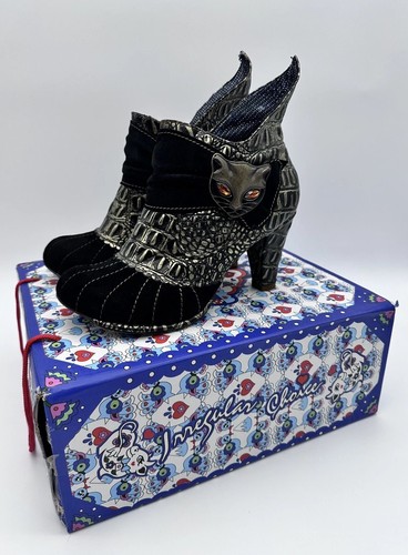Irregular choice black gold - &,