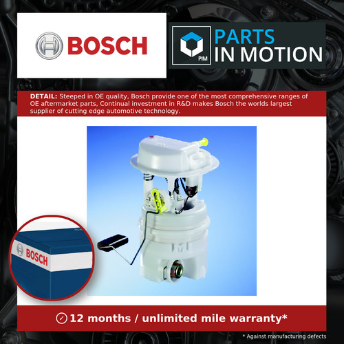 Fuel pump fits peugeot 206 - pump, 2.0