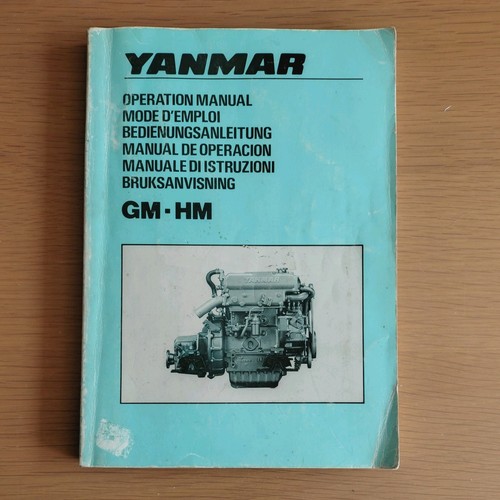 Yanmar operation manual model - yanmar,