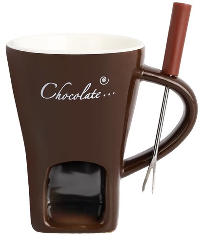 Ceramic chocolate fondue - ceramic, mug
