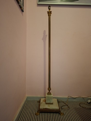 Antique brass and marble - antique,