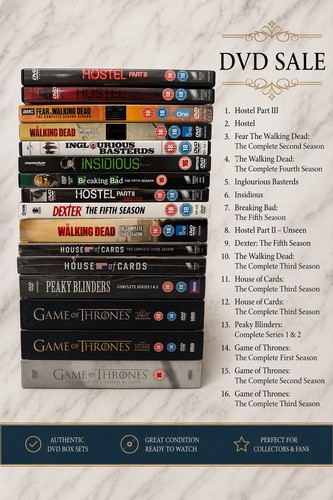 Dvd box set bundle - 16,