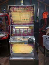 bar slot machine in perfect working order coin and notes accepted 