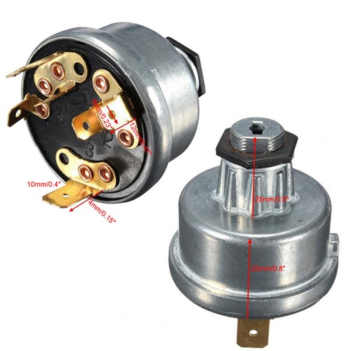 Tractor ignition switch with - ignition,