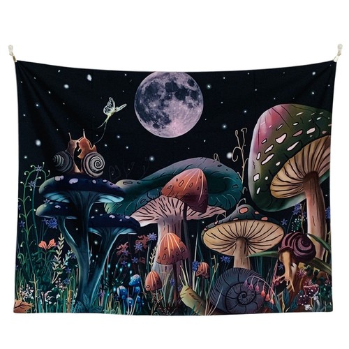 Psychedelic trippy mushroom - psychedelic,