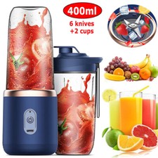 Electric Juice Maker Portable Blender Smoothie Mini Juicer Fruit Machine 400ml Y