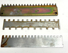 Vintage Metal Needle Pusher Set of 3 for Knitting Machine
