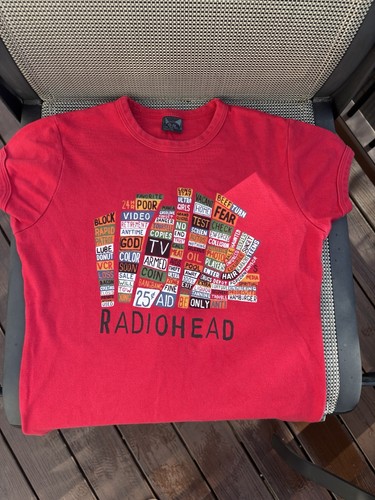 Vintage 2000s radiohead hail - radiohead,