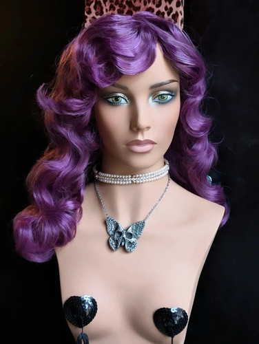 Custom purple pinup synthetic