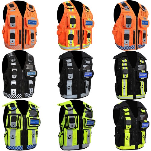 Hiviz security vest - security, waistcoat
