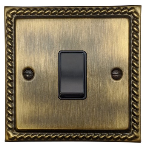 Roped antique brass mabb - brass,