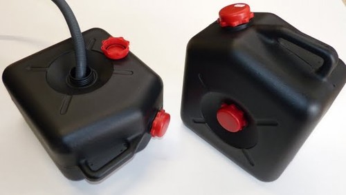 Black waste water carrier - black,