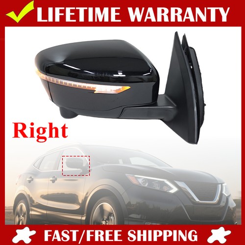 Right black door wing - wing, mirror