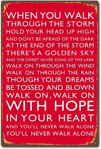 Liverpool chant metal - chant, decor