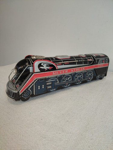 Vintage tin toy train - toy,