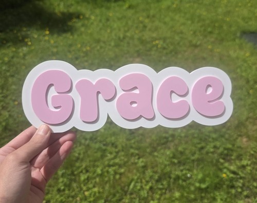Freestanding name sign door - freestanding,
