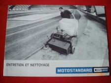 OLD MOTOROTANDARD ADVERTISING BROCHURE: CLEANING MAINTENANCE 1/66