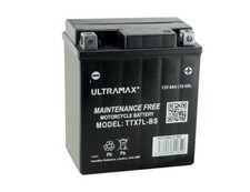 ULTRAMAX TTX7L-BS 12V 6Ah Motorcycle Battery Replaces YTX7L-BS
