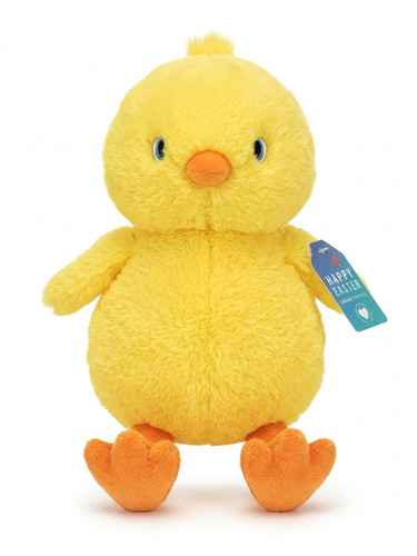 Happy easter yellow chick - easter,