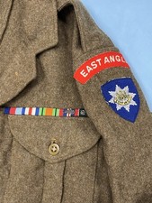 British Army 49 Pattern Battledress  TA 54th East Anglian Royal Norfolk Regiment