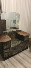 Vintage 1930s/40s Large Dressing Table with Mirror and Drawers. Delivery option