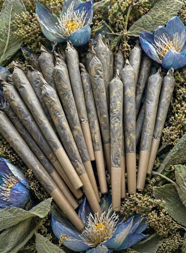 Organic mullein blue lotus - +,