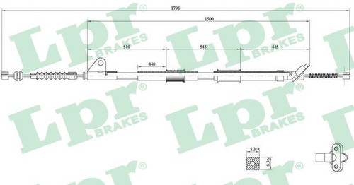Lpr c0857b cable - c0857b, cable,