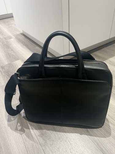 Knomo black leather - leather, top