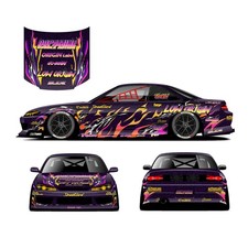 RC Car Sticker Set, Decal