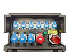 Raiden Power Distribution Box 32A 3 Phase Distro IP44 MCB 32Amp With RCBO