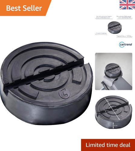 Flat plate rubber jack block - rubber,