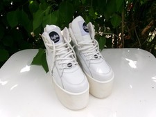 Buffalo London 1300-10 2.0 Platform Leather White Sneakers 37