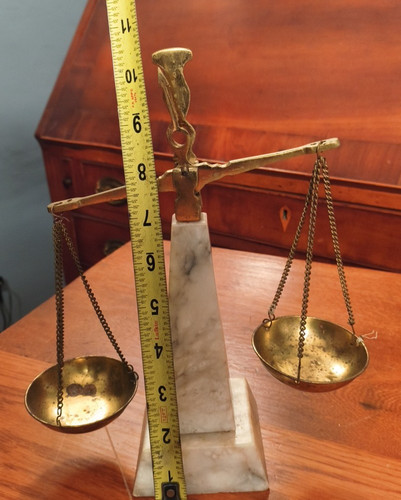 Vintage italian brass balance - vintage,