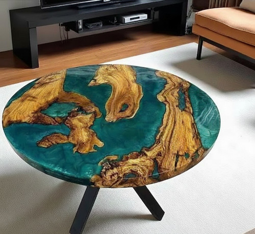 Luxury emerald green resin - 15",
