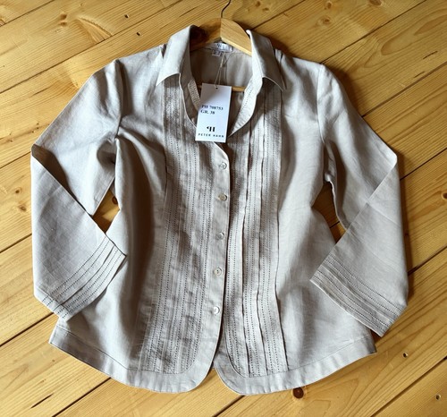 Nwt peter hahn beige linen - peter,