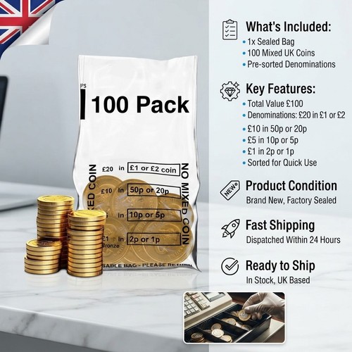 Clear plastic coin - clear,