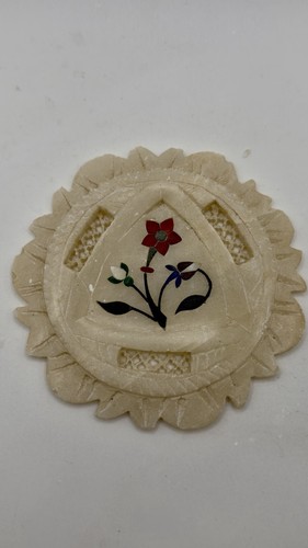 Hand carved white - white, soapstone